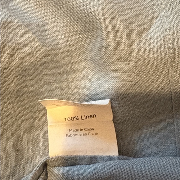 Lintico Light Blue Linen Top NWOT - Picture 10 of 11